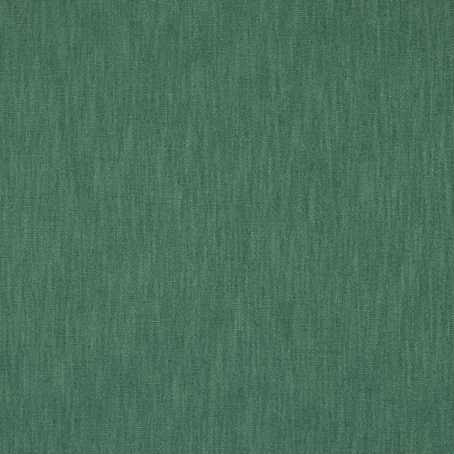 Plain spruce green woven fabric with fine linen texture