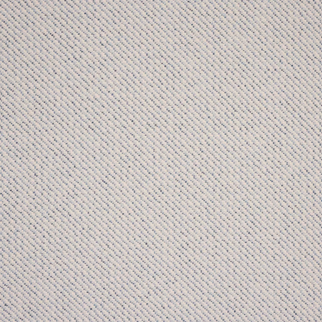 Pale powder-blue woven fabric with fine diagonal texture and subtle flecking