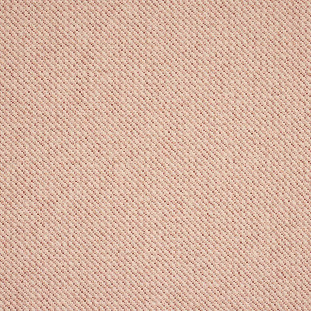 Close-up of Hudson Red woven fabric in soft dusty rose with fine diagonal texture