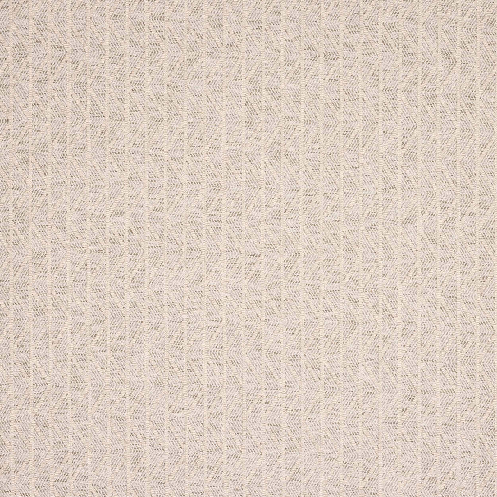 Pale stone beige chevron weave fabric with fine tonal zigzag texture