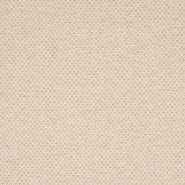 Soft beige fabric with a fine diamond weave and subtle textured repeat