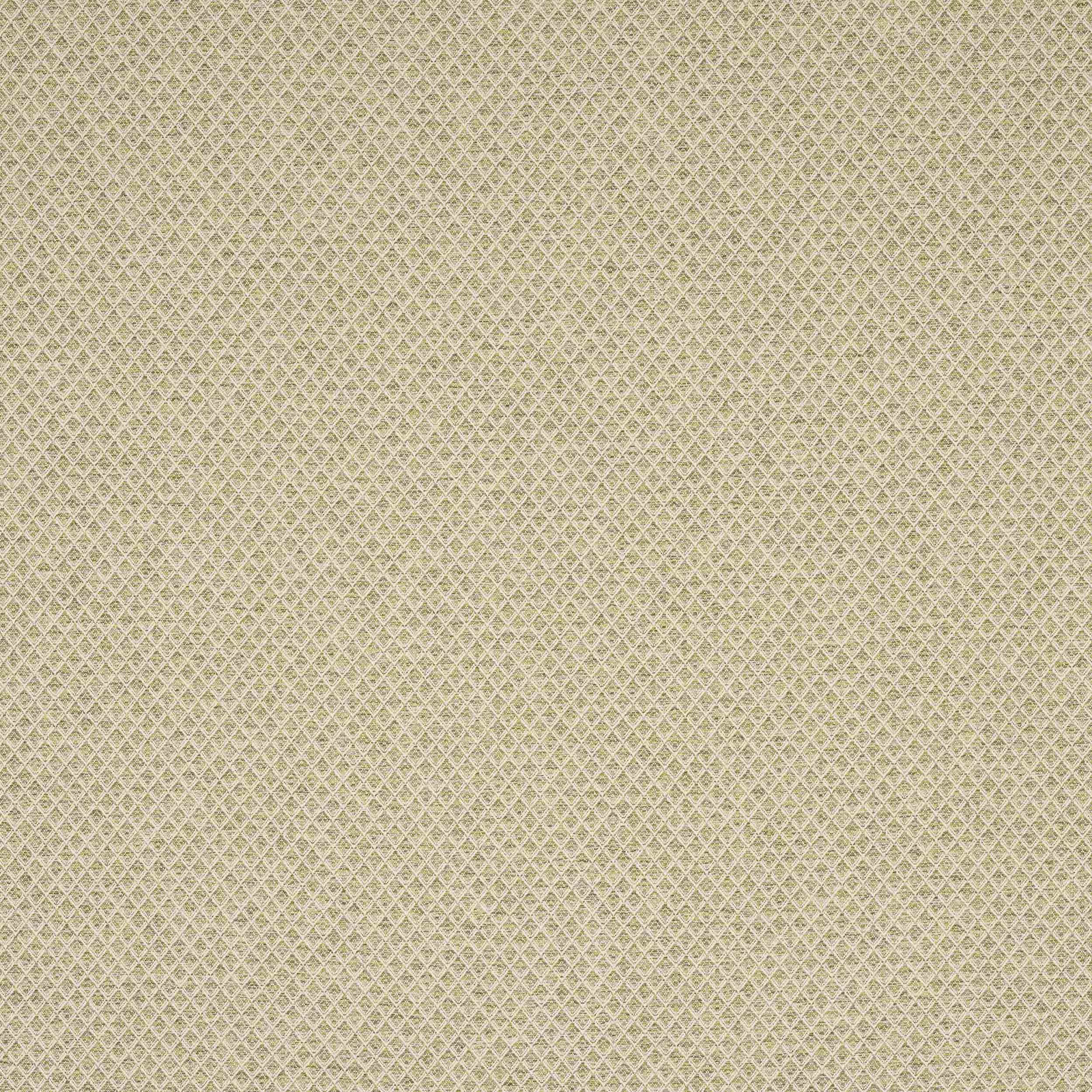 Pale muted green fabric with a fine diamond texture and tight woven repeat