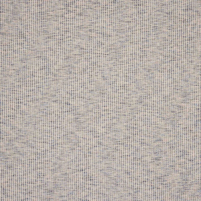 Close-up of a soft blue-grey woven fabric with fine heathered texture