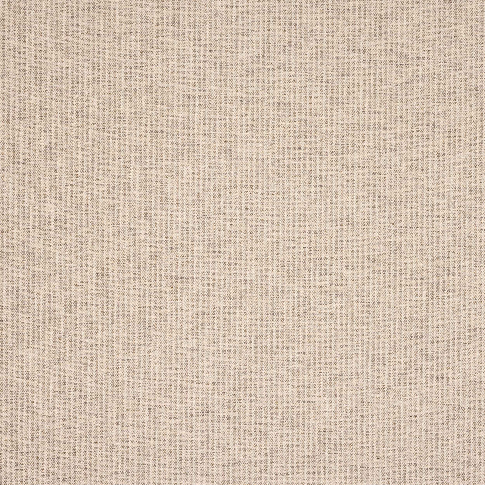 Close-up of pale stone beige woven fabric with fine diagonal texture