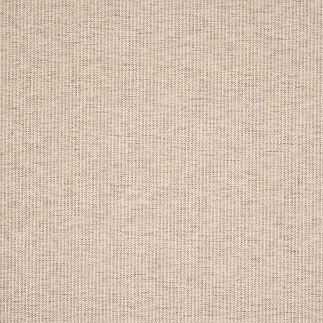 Close-up of pale stone beige woven fabric with fine diagonal texture