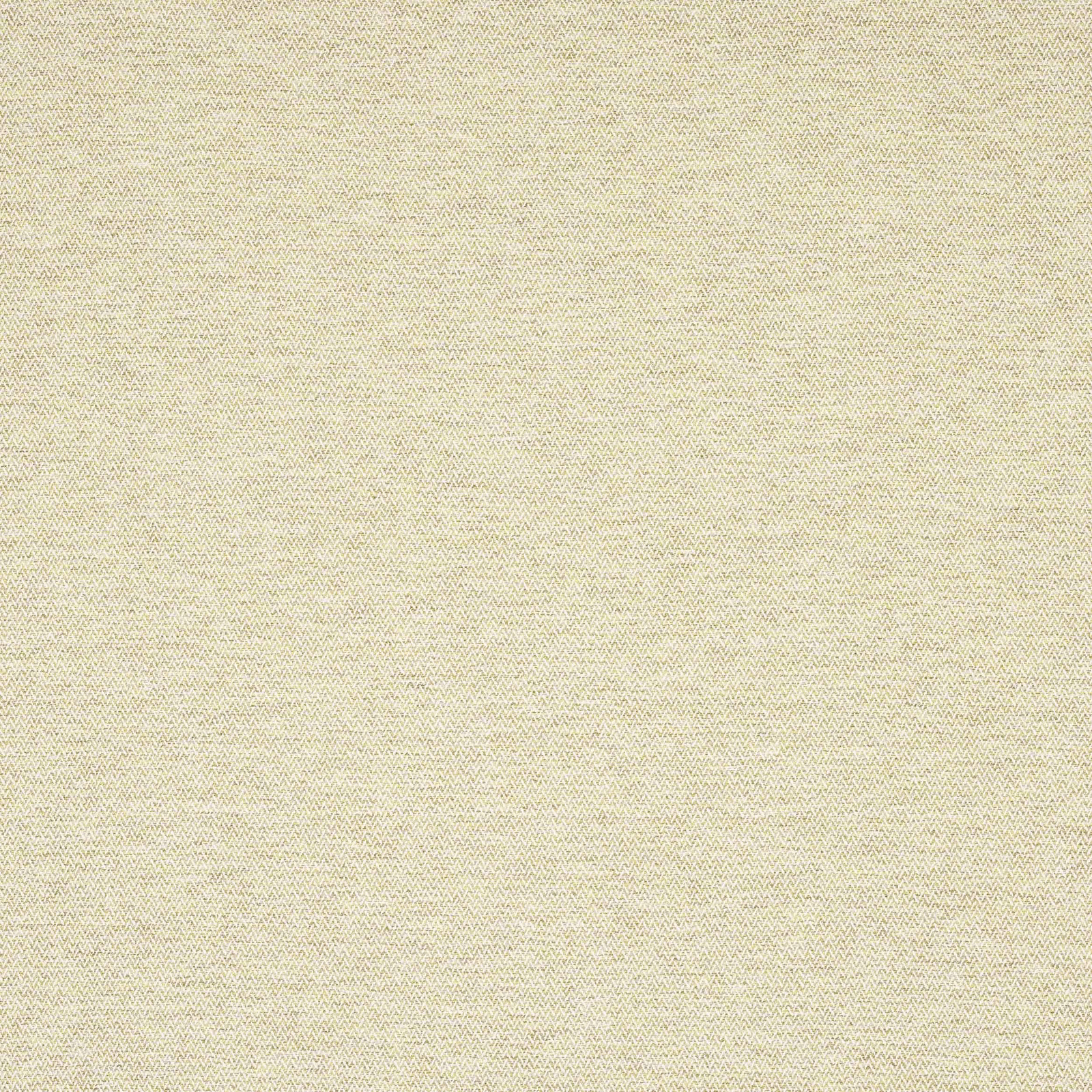 Close-up of pale sage-cream woven fabric with fine diagonal texture