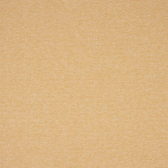 Warm ochre small-check fabric with a fine woven texture and matte finish