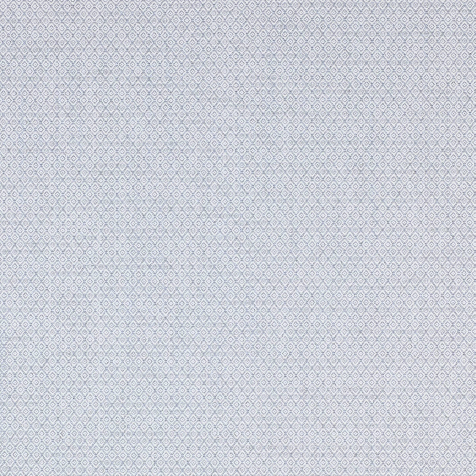 Pale blue small diamond geometric fabric with a fine woven texture