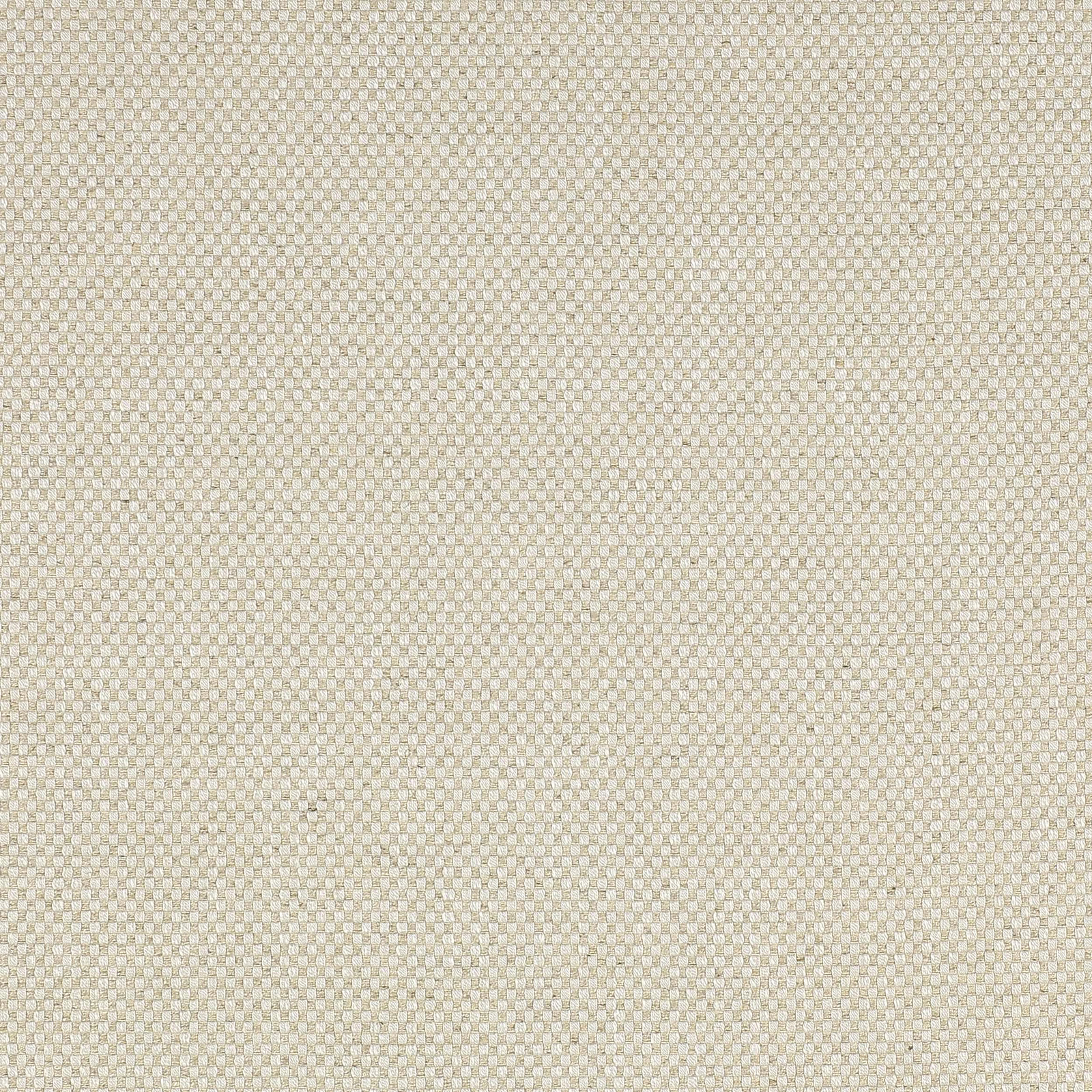 Close-up of softly textured bone cream woven fabric with fine checker-like weave