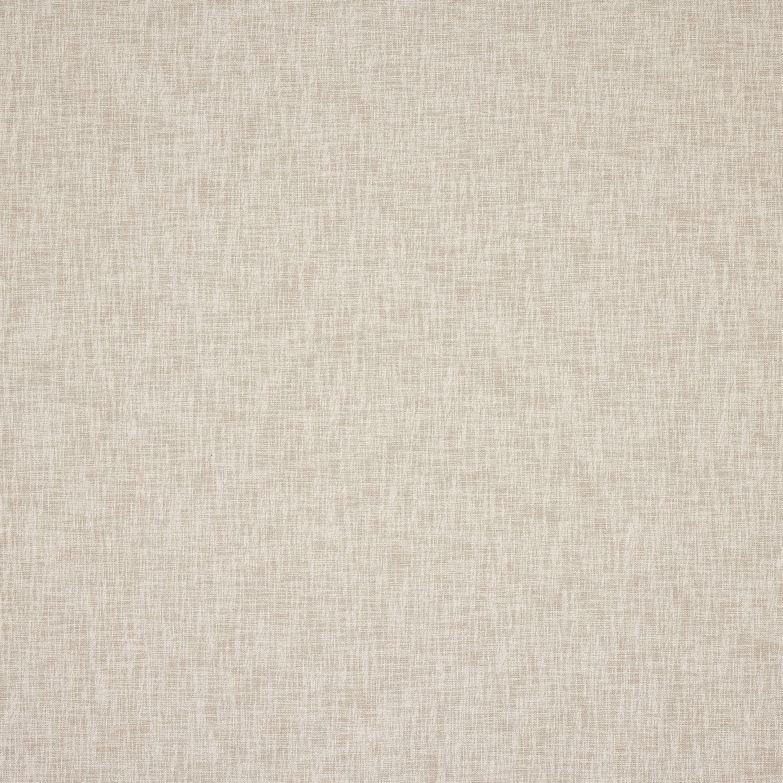 Warm beige plain weave fabric swatch with fine linen-like texture