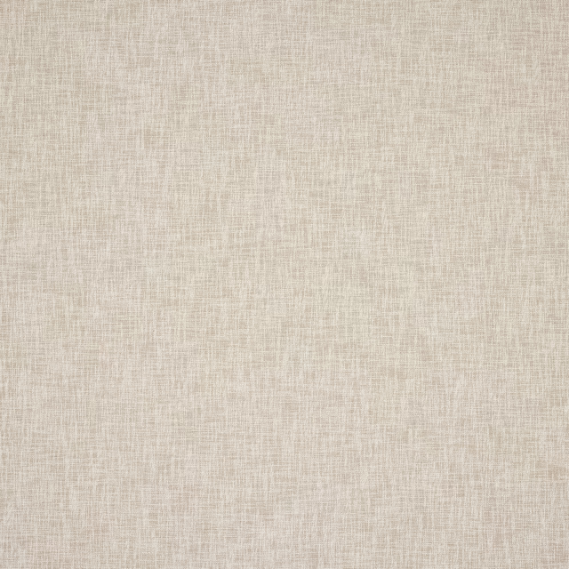 Warm beige plain weave fabric swatch with fine linen-like texture