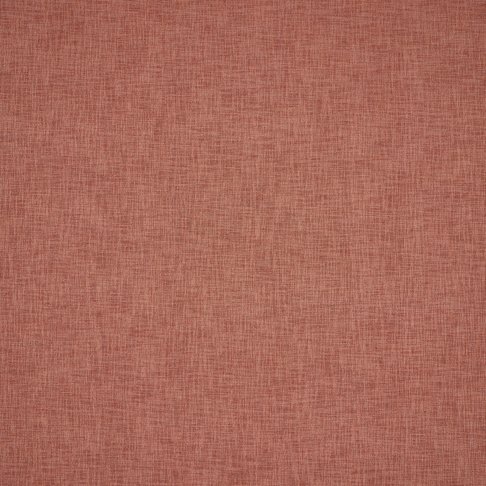 Muted brick-rose plain weave fabric with a fine textured surface