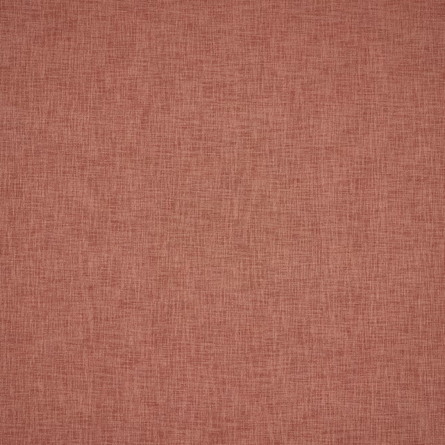 Muted brick-rose plain weave fabric with a fine textured surface