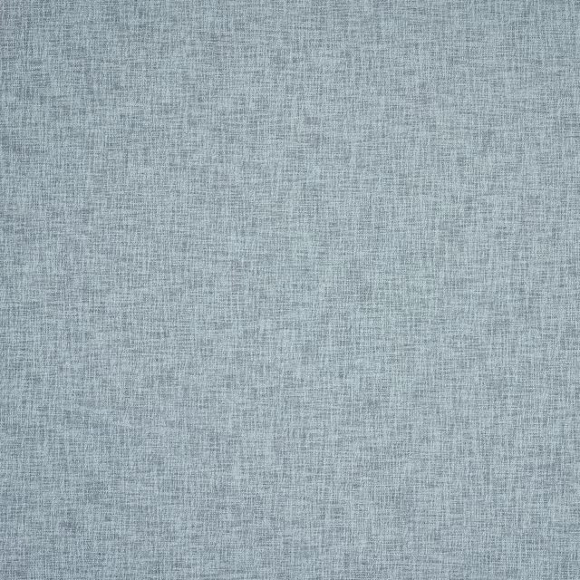 Soft pale cornflower blue woven fabric with a fine heathered texture