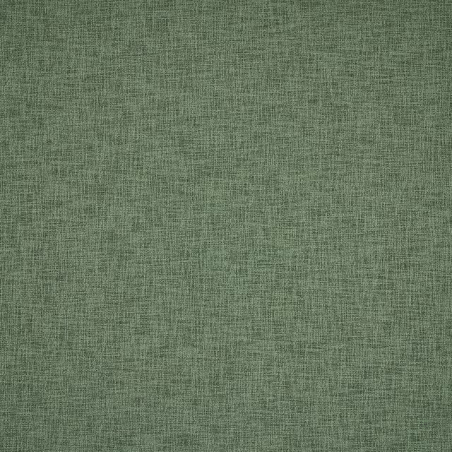 Soft sage green plain weave fabric with a fine, dry textured surface