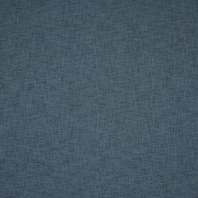Muted navy blue plain woven fabric swatch with a fine textured surface