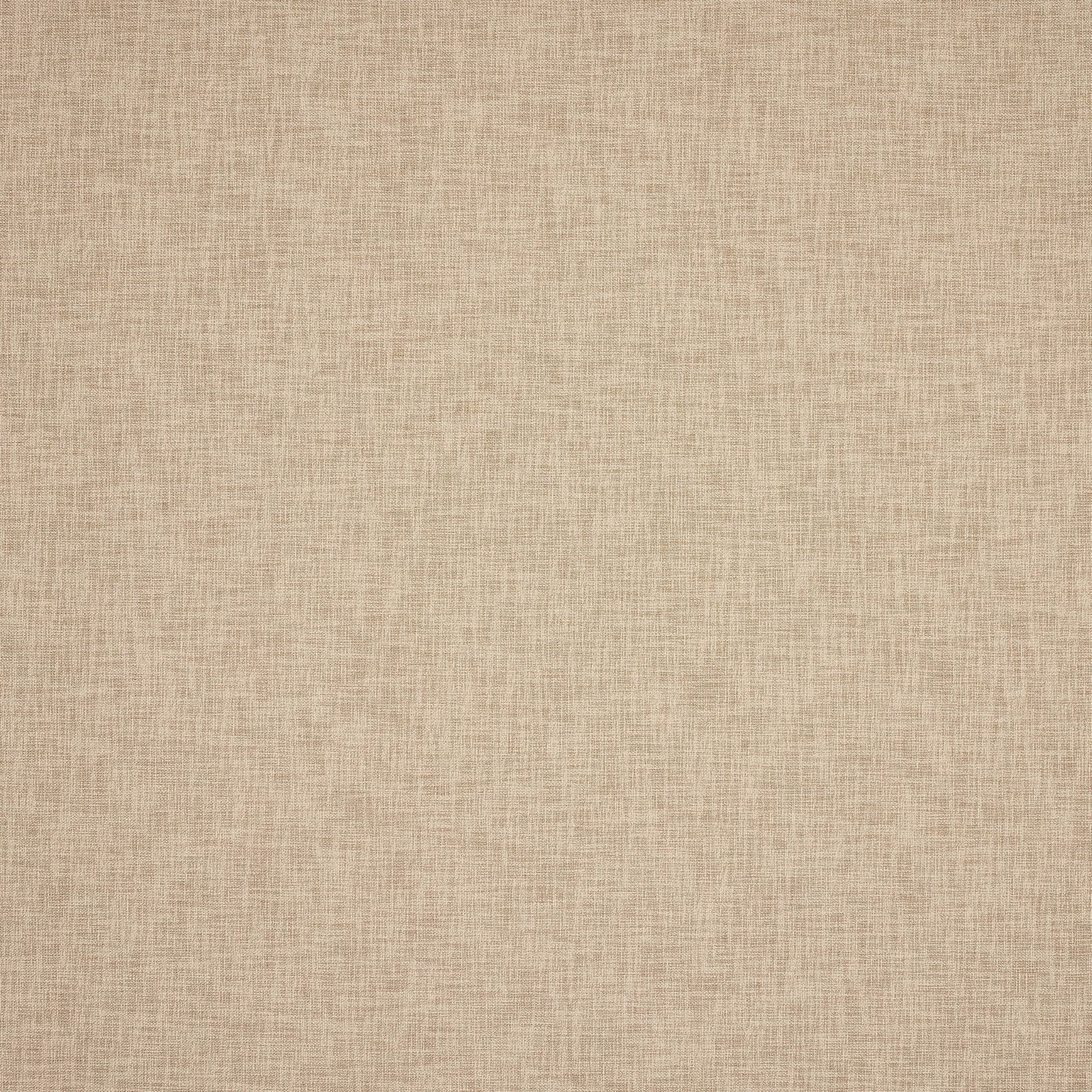 Close-up of soft warm taupe plain weave fabric with linen-like texture