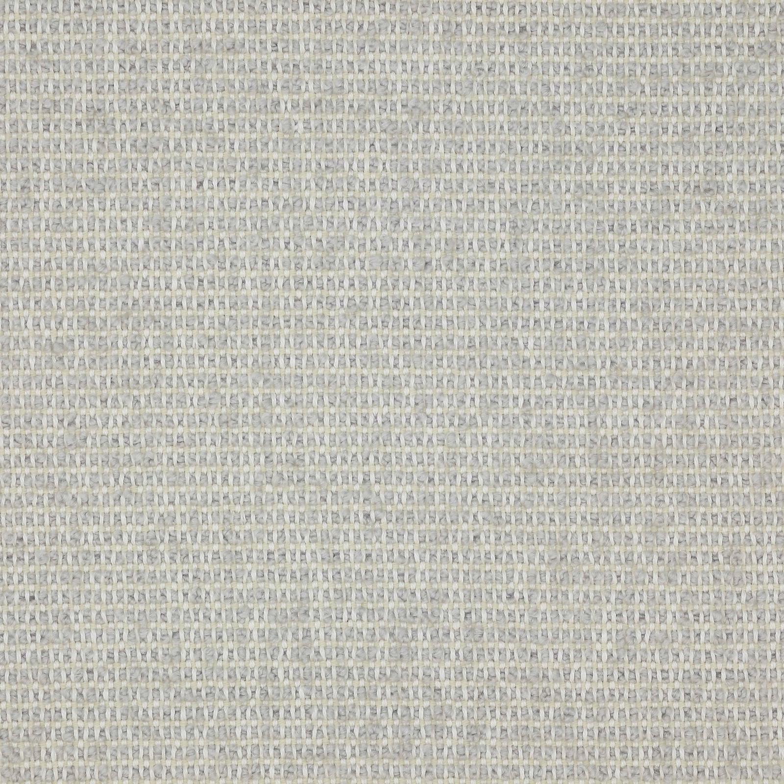 Close-up of a pale grey woven fabric with a soft мелange texture