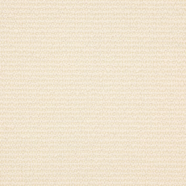 Close-up of soft pearl cream woven fabric with a fine textured surface