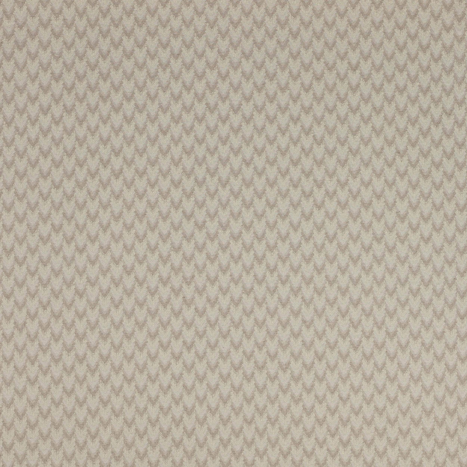 Pale oatmeal cream chevron woven fabric with fine textured zigzag pattern