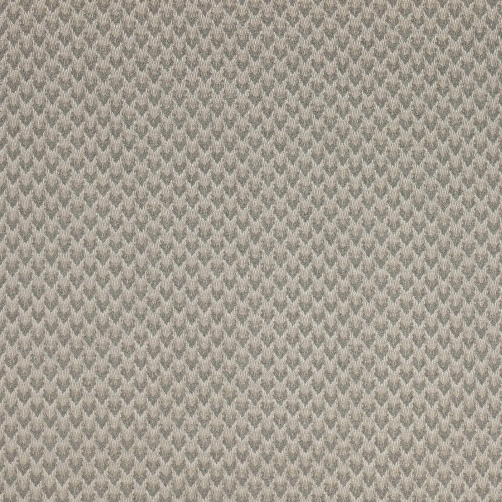 Small geometric fabric in soft sea-glass blue and pale grey