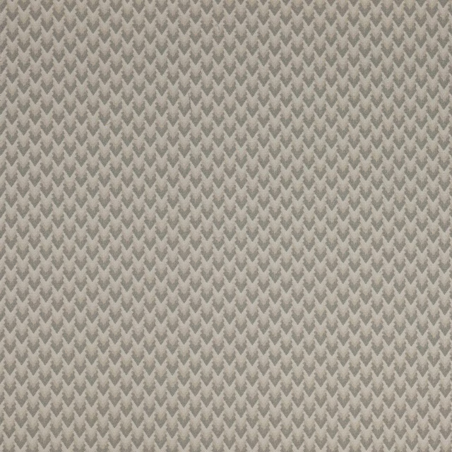 Small geometric fabric in soft sea-glass blue and pale grey