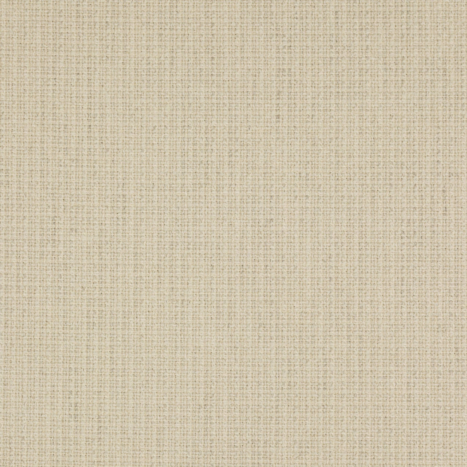 Close-up of a soft warm cream woven fabric with fine textured grid