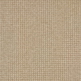 Close-up of a saffron gold woven fabric with fine cream and tan crosshatching