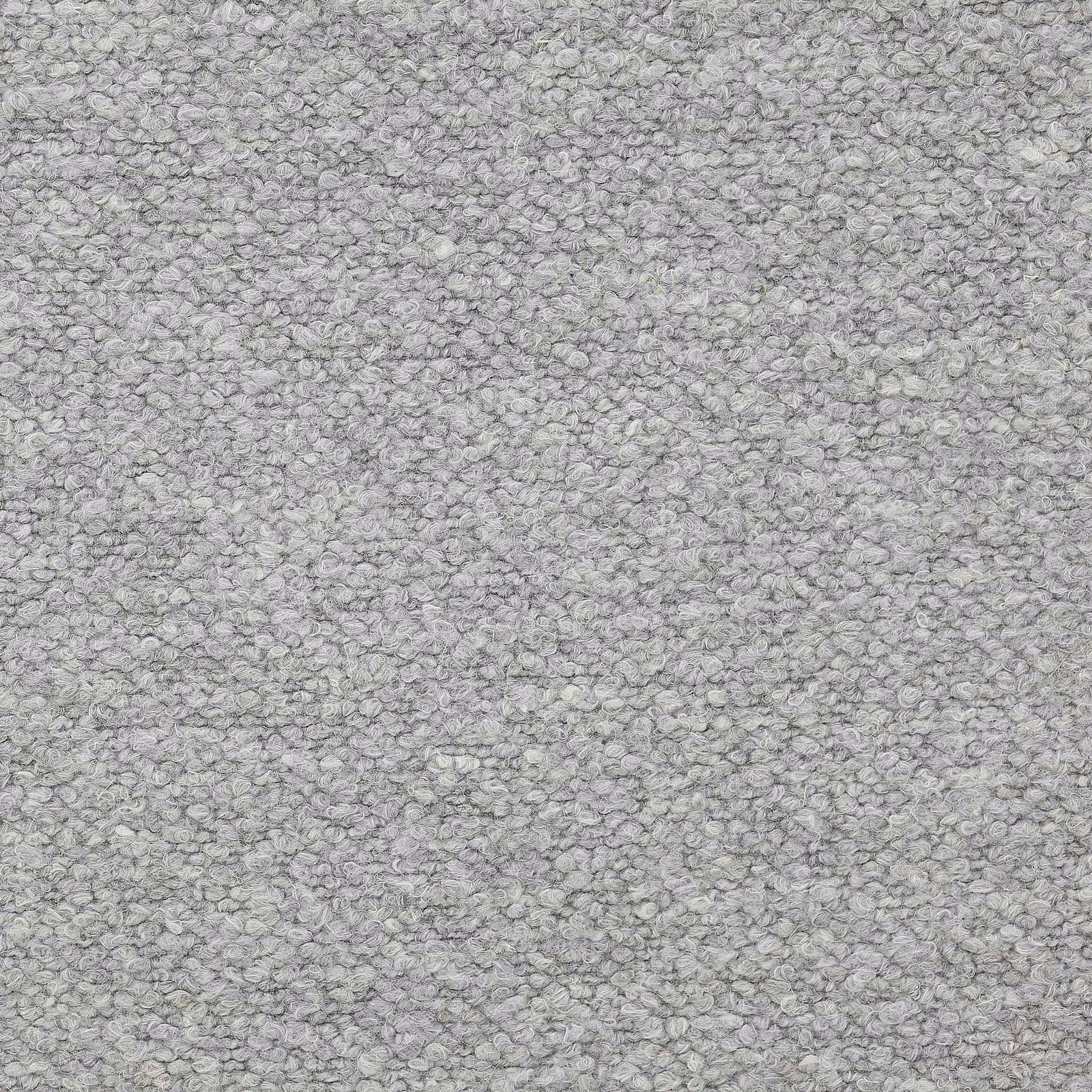 Pale icy blue-grey bouclé fabric with a small looped texture
