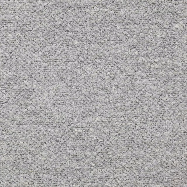 Pale icy blue-grey bouclé fabric with a small looped texture