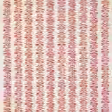 Cream fabric with narrow vertical rows of red leafy sprigs