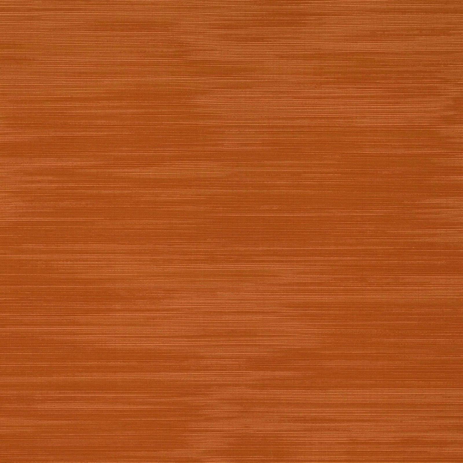 Apricot orange fabric swatch with fine horizontal ribbed texture