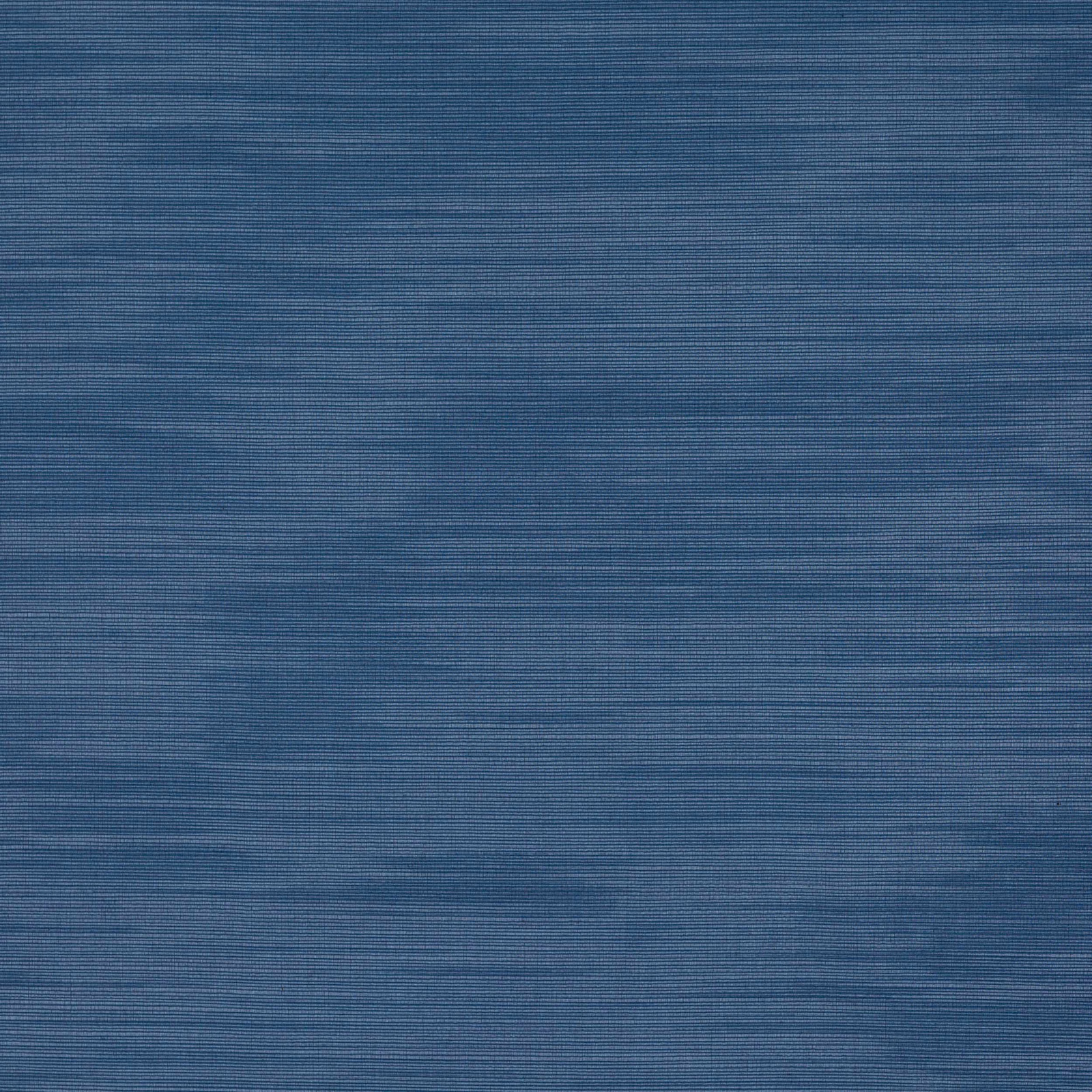 Muted blue fabric swatch with fine horizontal ribbed texture