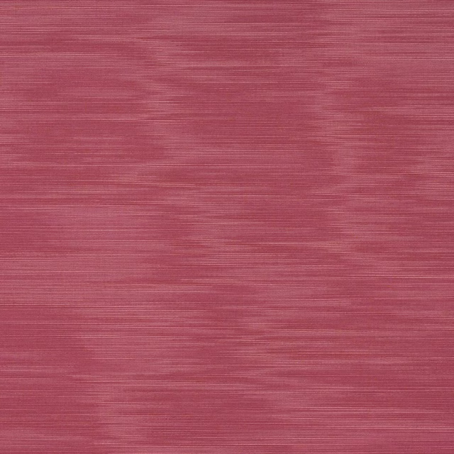Dusty rose pink woven fabric with fine horizontal ribbed texture