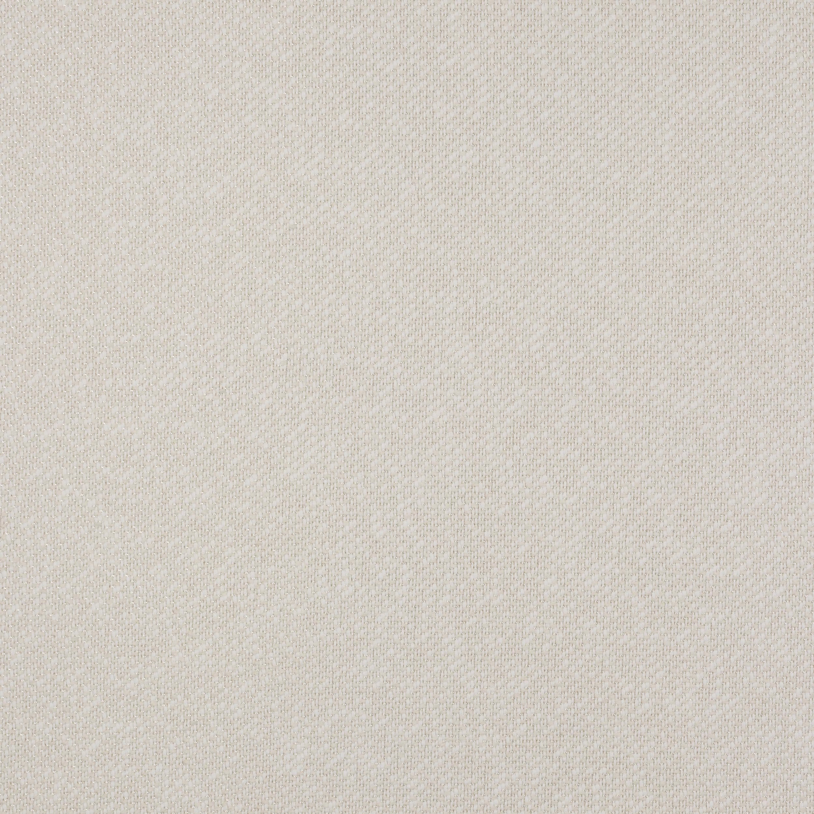 Soft ivory woven fabric swatch with fine plain texture