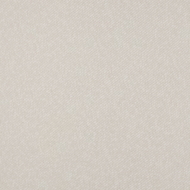 Soft ivory woven fabric swatch with fine plain texture