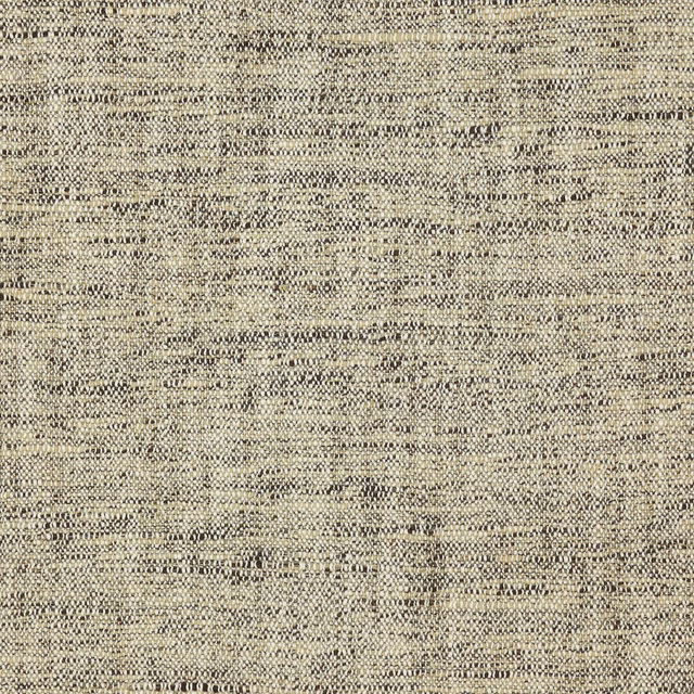 Close-up of Montecito Bark woven fabric in warm beige-brown with dark flecks