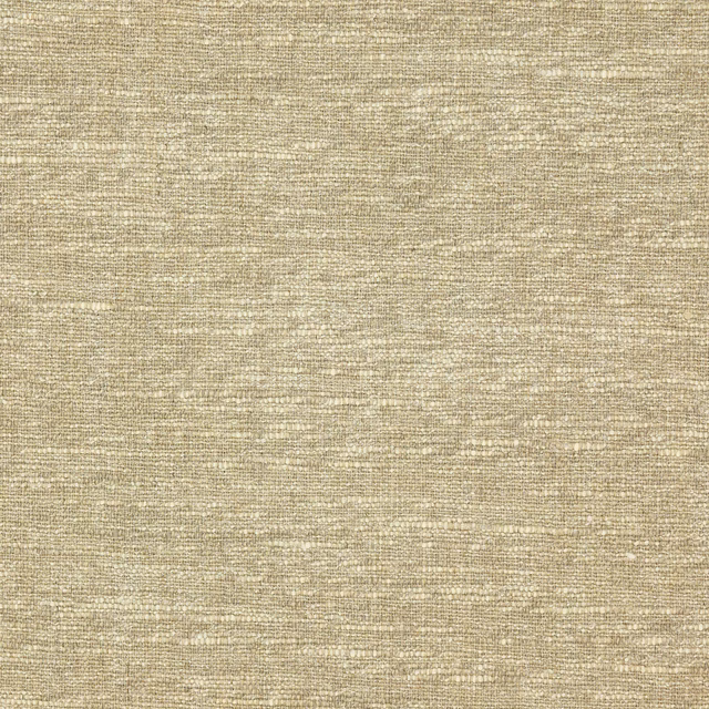 Close-up of pale birch beige woven fabric with subtle slub texture