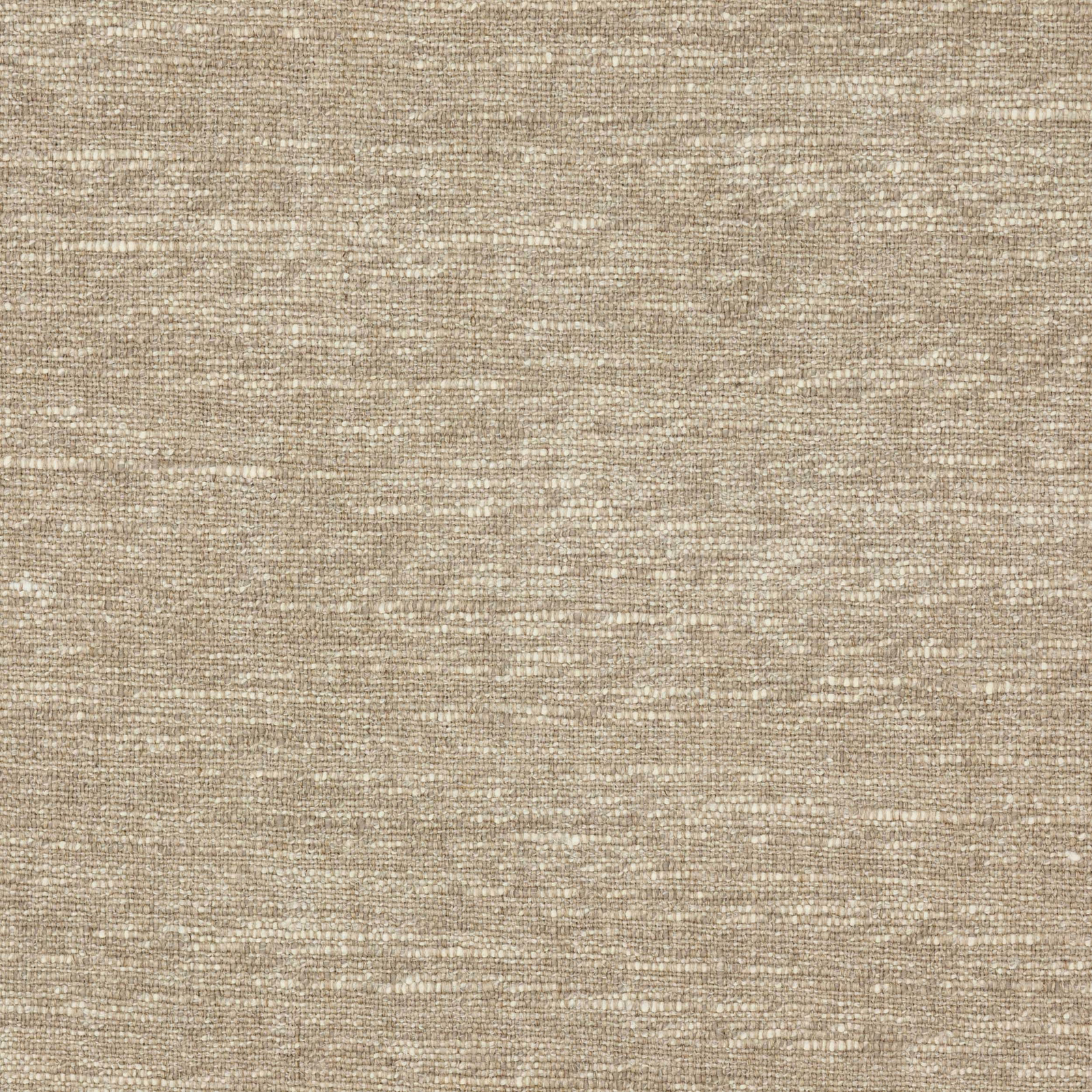 Warm clay beige woven fabric swatch with subtle slubbed texture