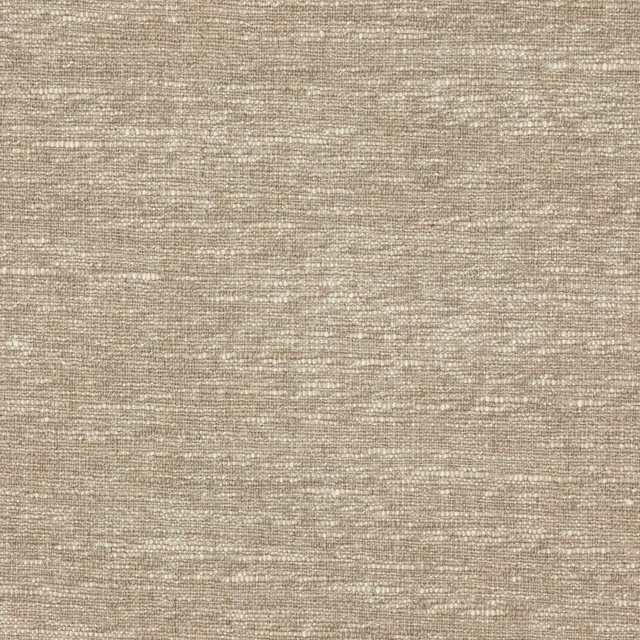 Warm clay beige woven fabric swatch with subtle slubbed texture