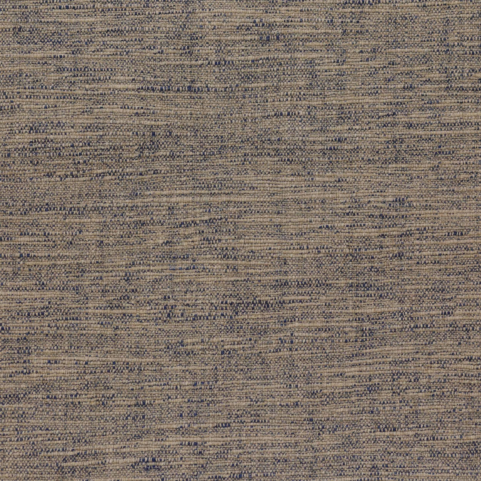 Muted denim-grey textured weave with fine blue flecks and horizontal slub