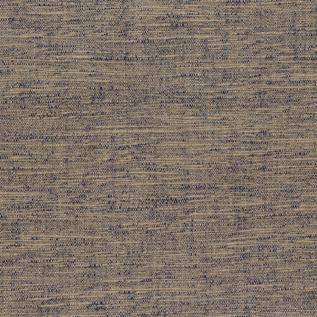 Muted denim-grey textured weave with fine blue flecks and horizontal slub