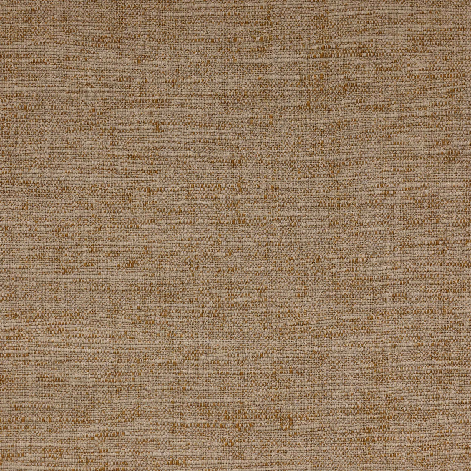 Close-up of warm honey-gold textured woven fabric with subtle speckling