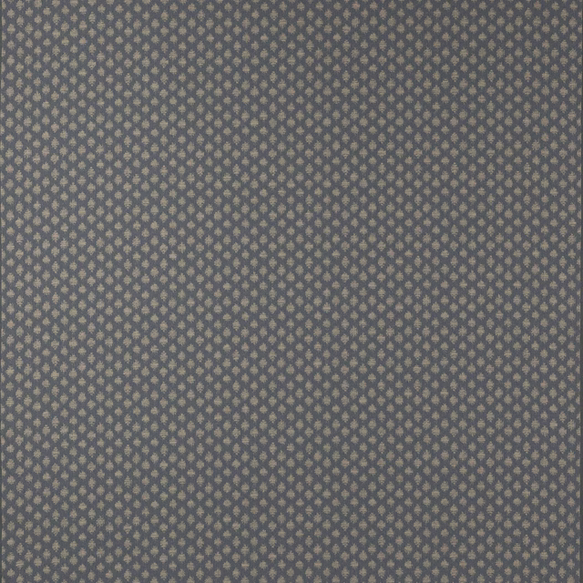 Blue-grey woven fabric with tiny pale repeating motif