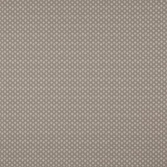Soft silvery greige geometric fabric swatch with tiny repeating motif