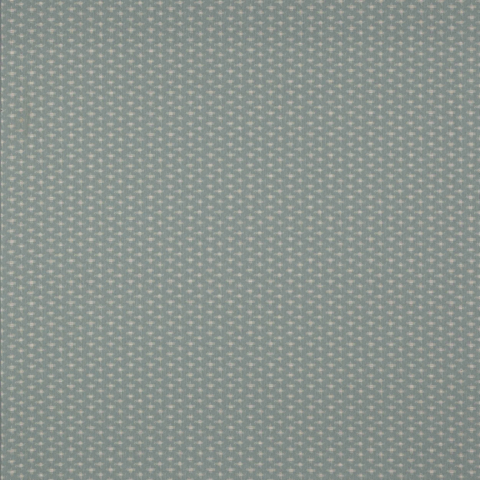 Pale aqua woven fabric with a tiny repeating geometric motif