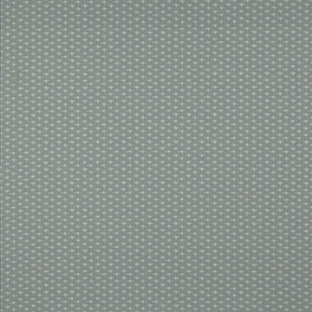 Pale aqua woven fabric with a tiny repeating geometric motif