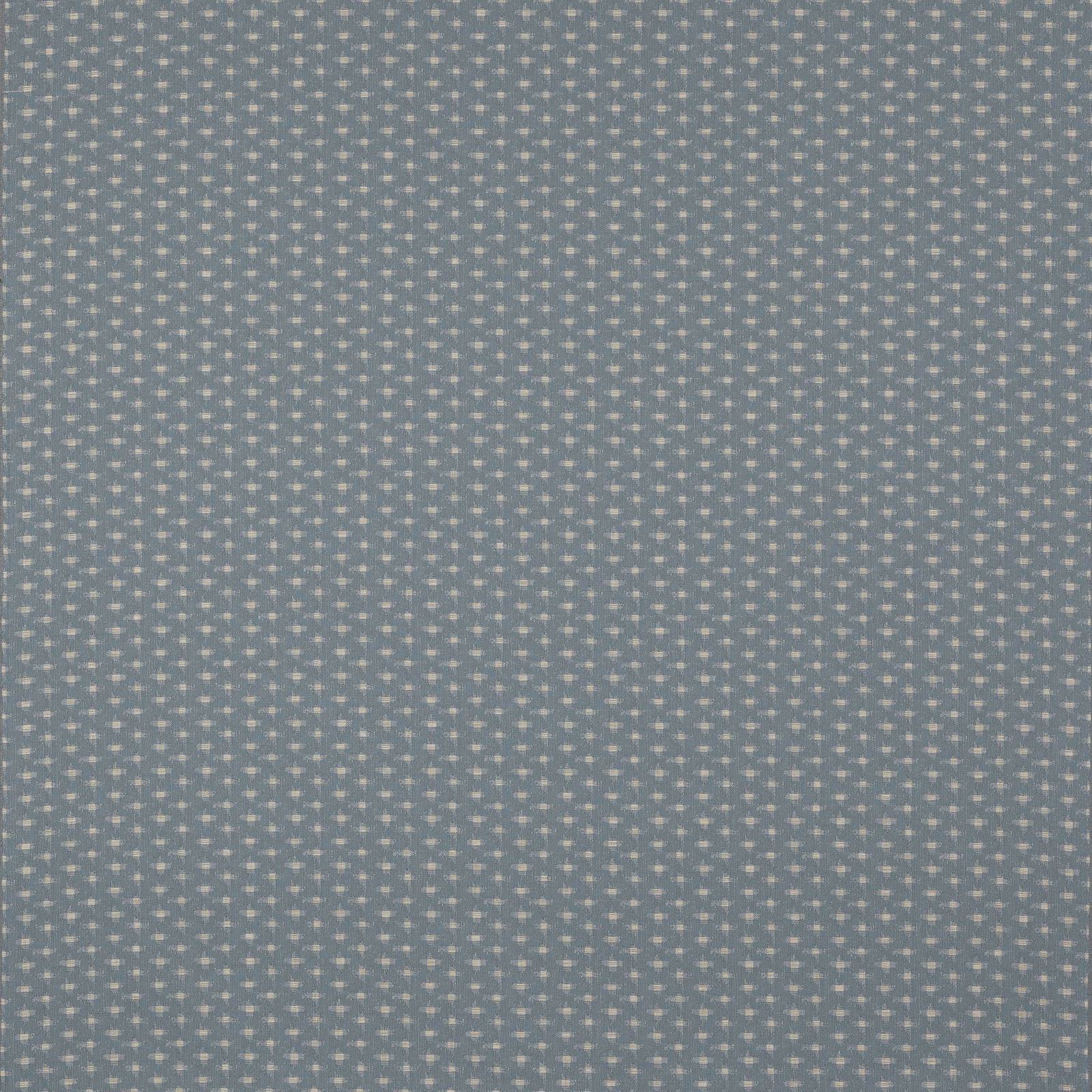 Soft powder blue woven fabric with tiny pale dotted repeat