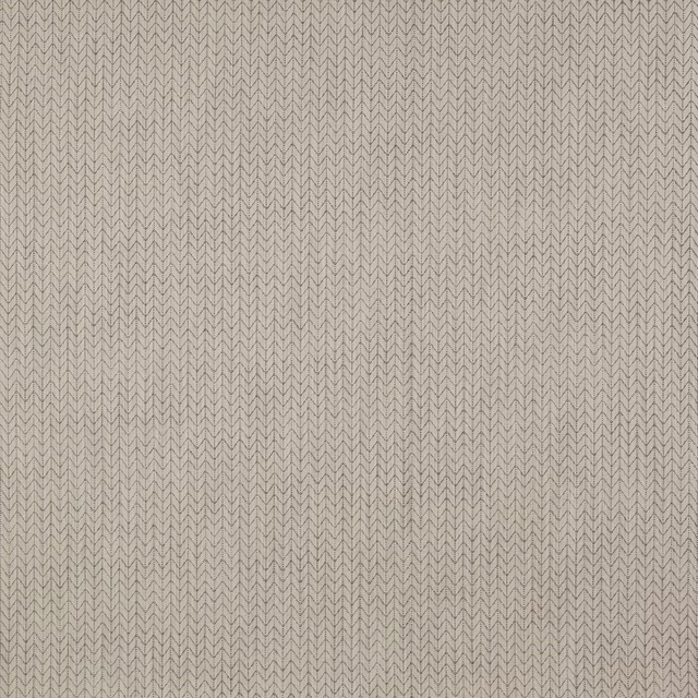 Pale charcoal geometric fabric with fine chevron rhombus weave