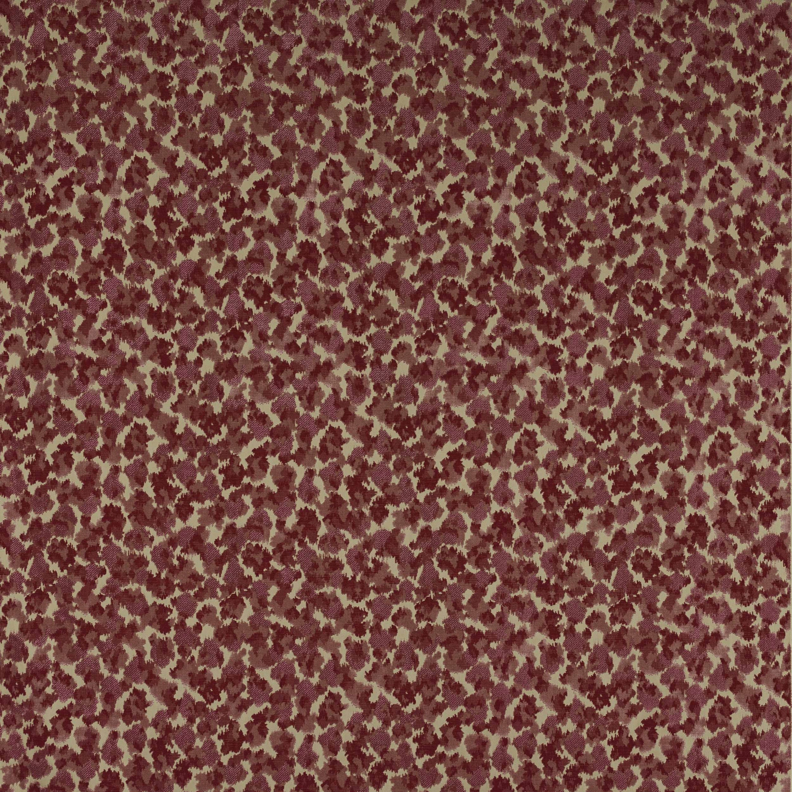 Dense mottled fuchsia, berry and blush woven fabric swatch
